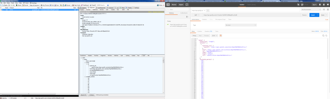 Fiddler Session List