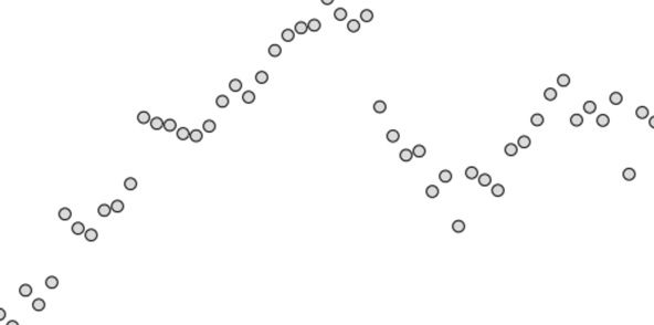 Points as grey circles with anti-aliasing Points as grey circles with anti-aliasing